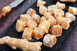 Dried ginger Candied